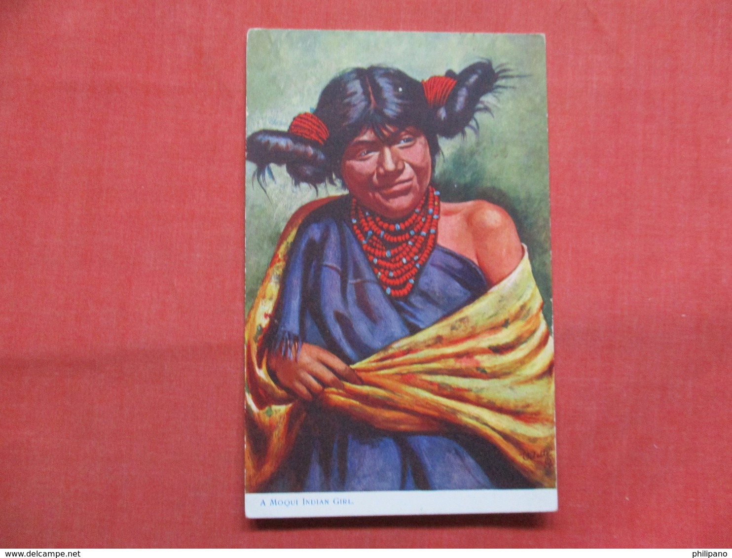 Tuck Series  Moqui Indian Girl     Ref 3503 - Native Americans