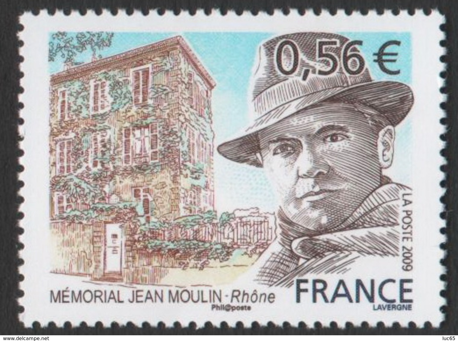 France Neuf Sans Charnière 2009 Seconde Guerre Mondiale Résistance Jean Moulin à Caluire YT 4371 - Nuevos