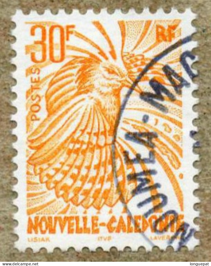 Nelle CALEDONIE : Oiseau - Le Cagou (Rhynochetos Jubatus)  - Série Courante -  Nouveau Type - - Gebruikt