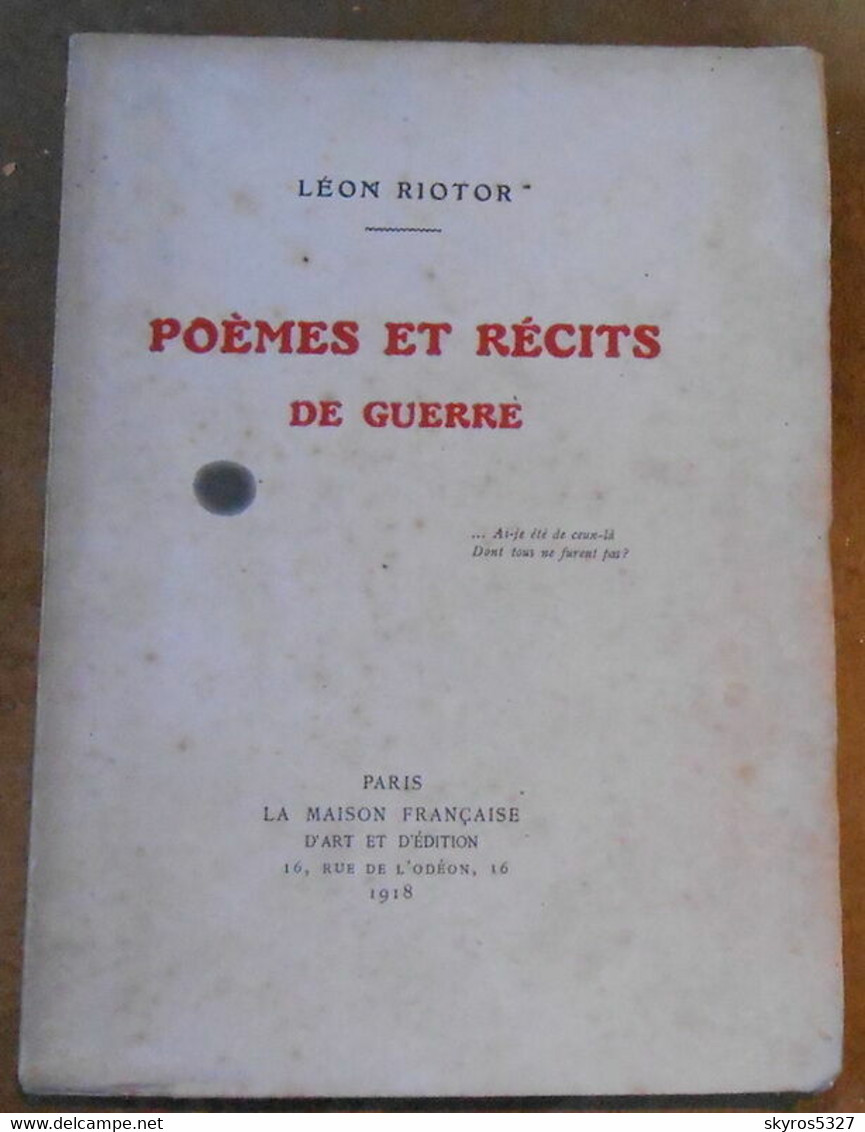 Poèmes Et Récits De Guerre - Livres Dédicacés