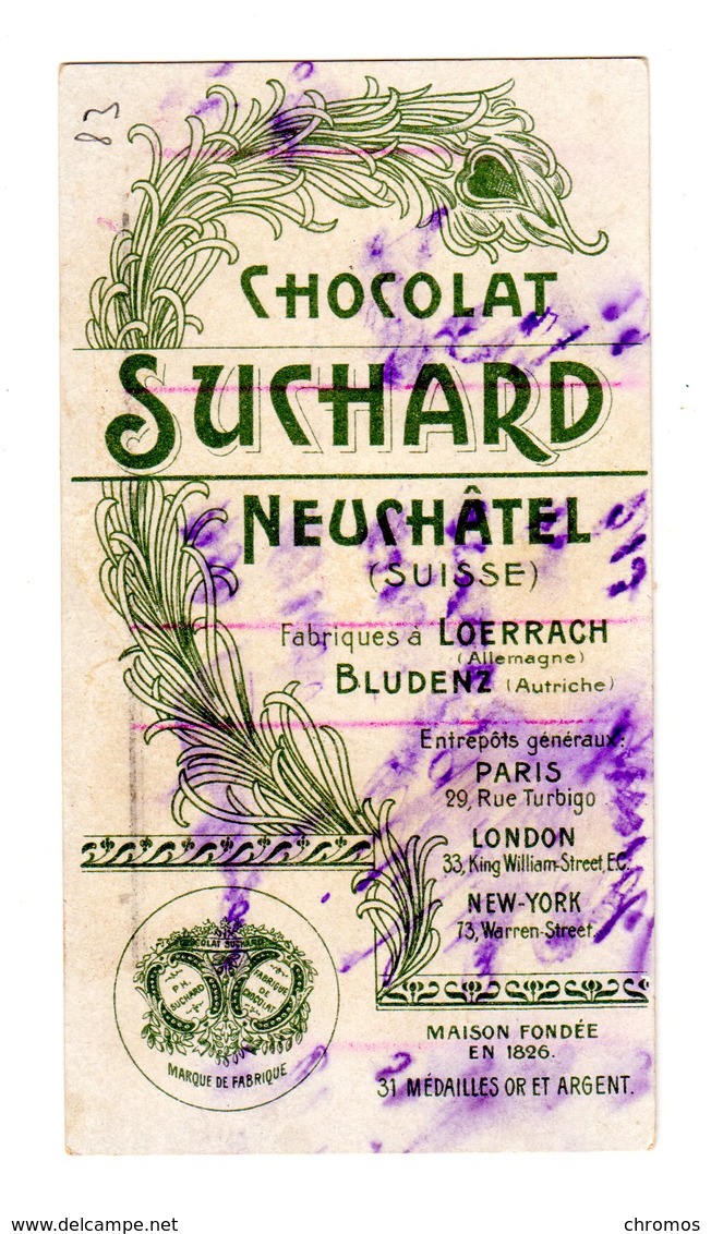 Rare Chromo, Nains, Zwerge, Usine Chocolat Suchard, Petit Train, Suisse - Suchard