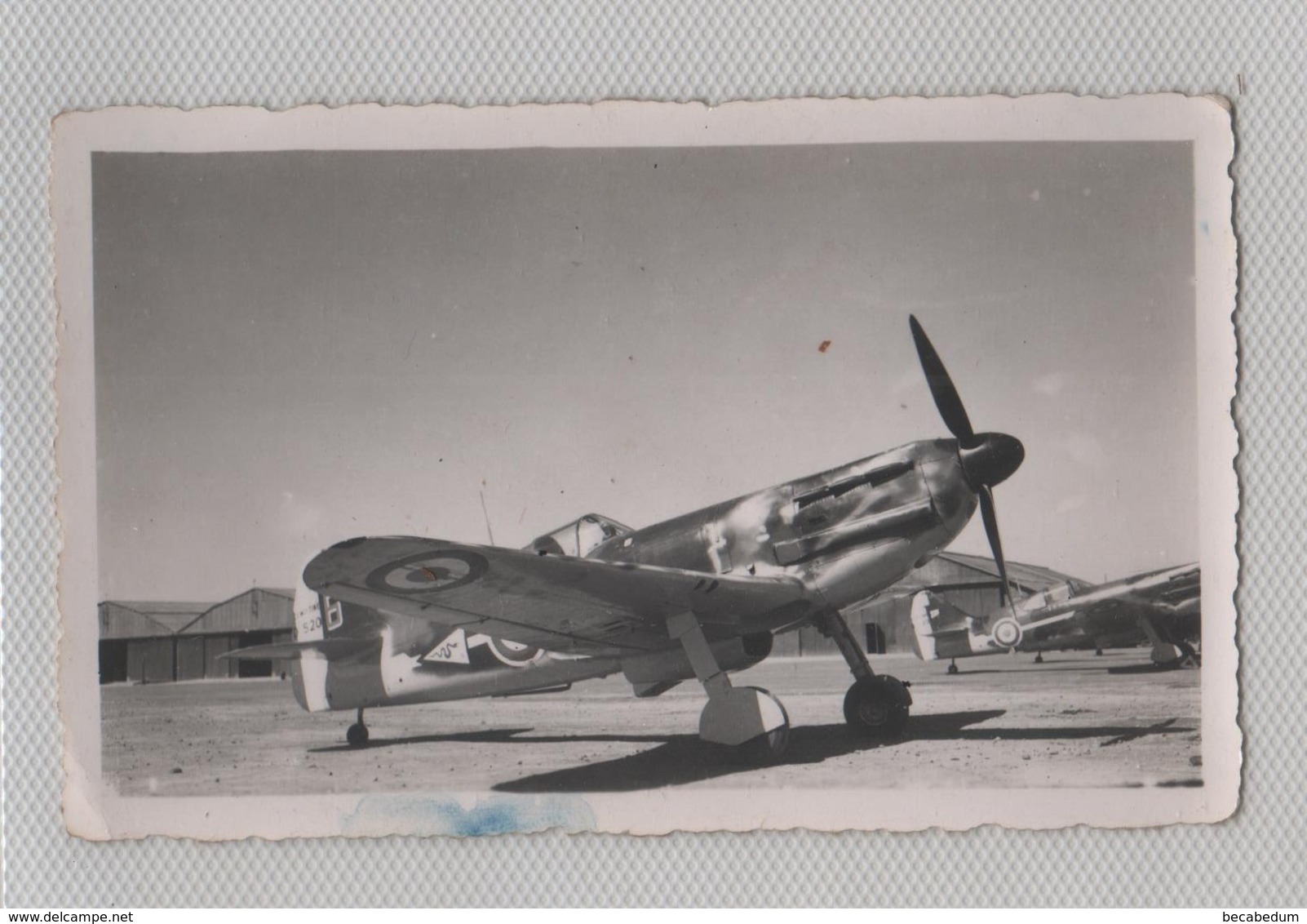 Photo Originale Avion  Dewoitine 520 Sfax 1941 à Identifier - Luftfahrt