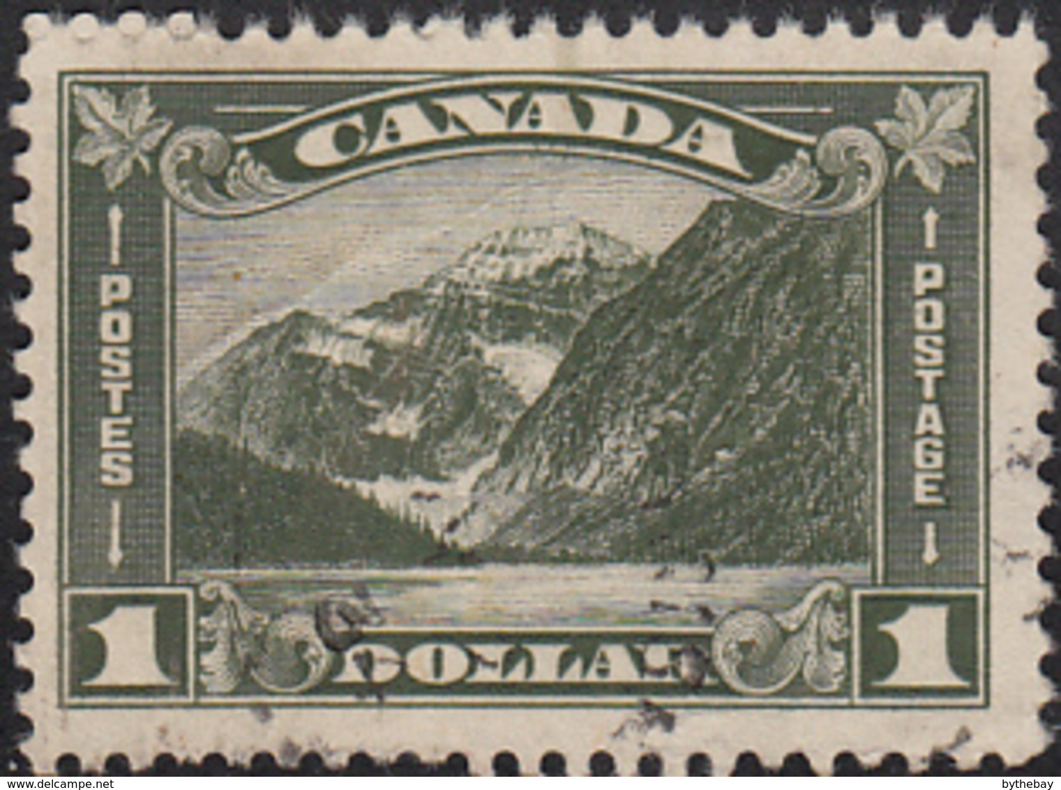 Canada 1930-31 Used Sc 177 $1 Mt Edith Cavell - Oblitérés