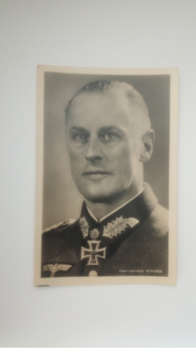 Ansichtskarte / Postkarte Generalmajor Theodor Scherer, Ritterkreuzträger, Portrait, Photo Hoffmann - Personen