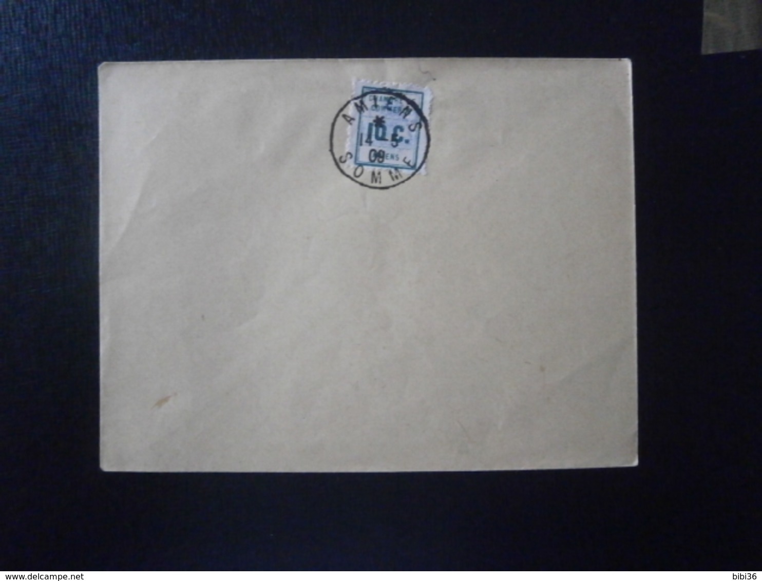 FRANCE TIMBRE GREVE AMIENS SOMME 1 ENVELOPPE LETTRE COURRIER PLI ENV DOCUMENT - Other & Unclassified