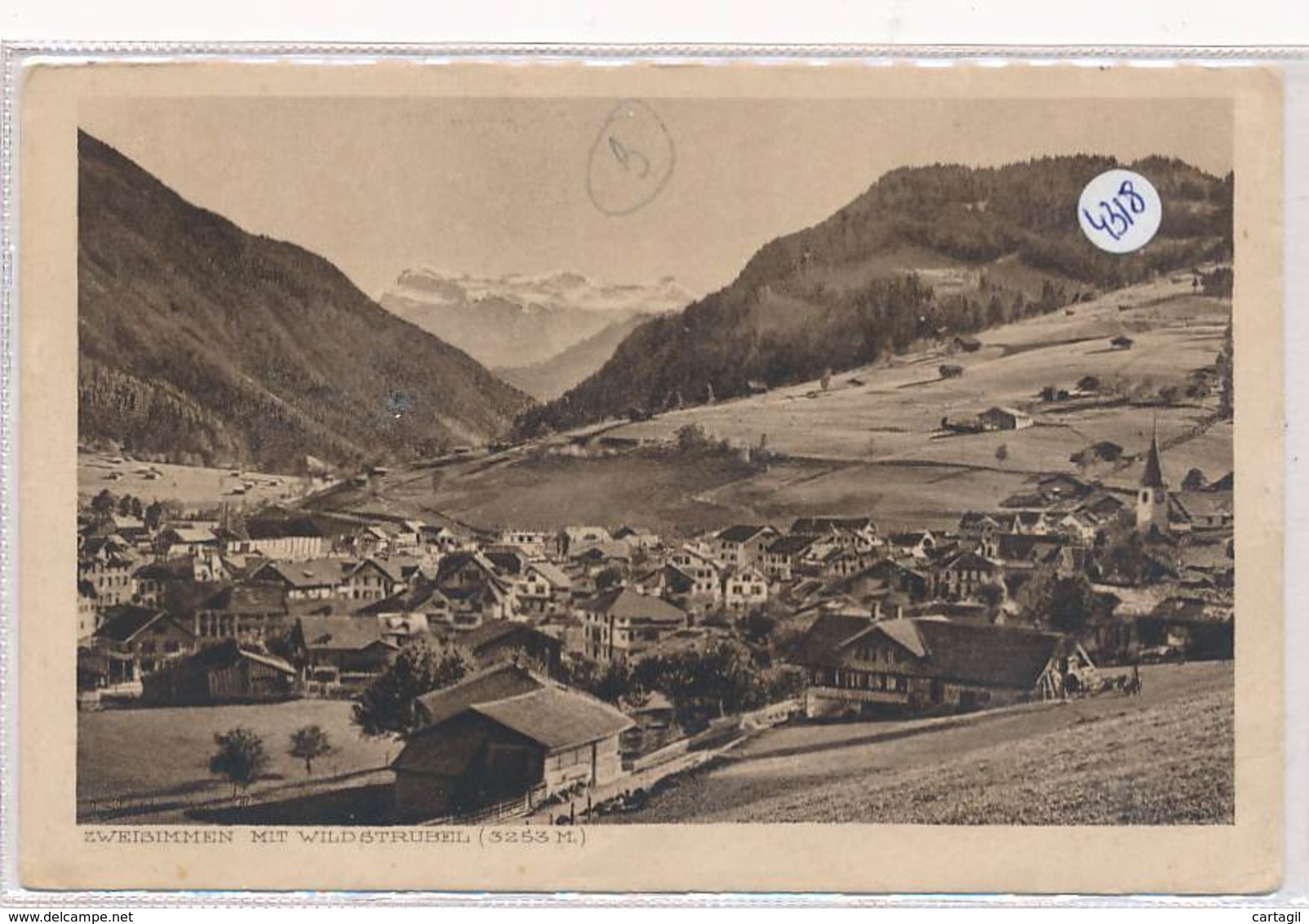 Lot -L343-SUISSE-Belle sélection 40 CP (ttes catégories) Canton  de BERNE  -( scans et description)