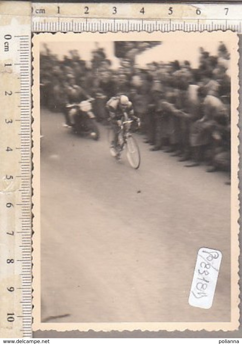 PO8318D# FOTOGRAFIA CICLISMO - CAPO BERTA 1952 - MILANO-SANREMO Passaggio Di BARDUCCI - Ciclismo