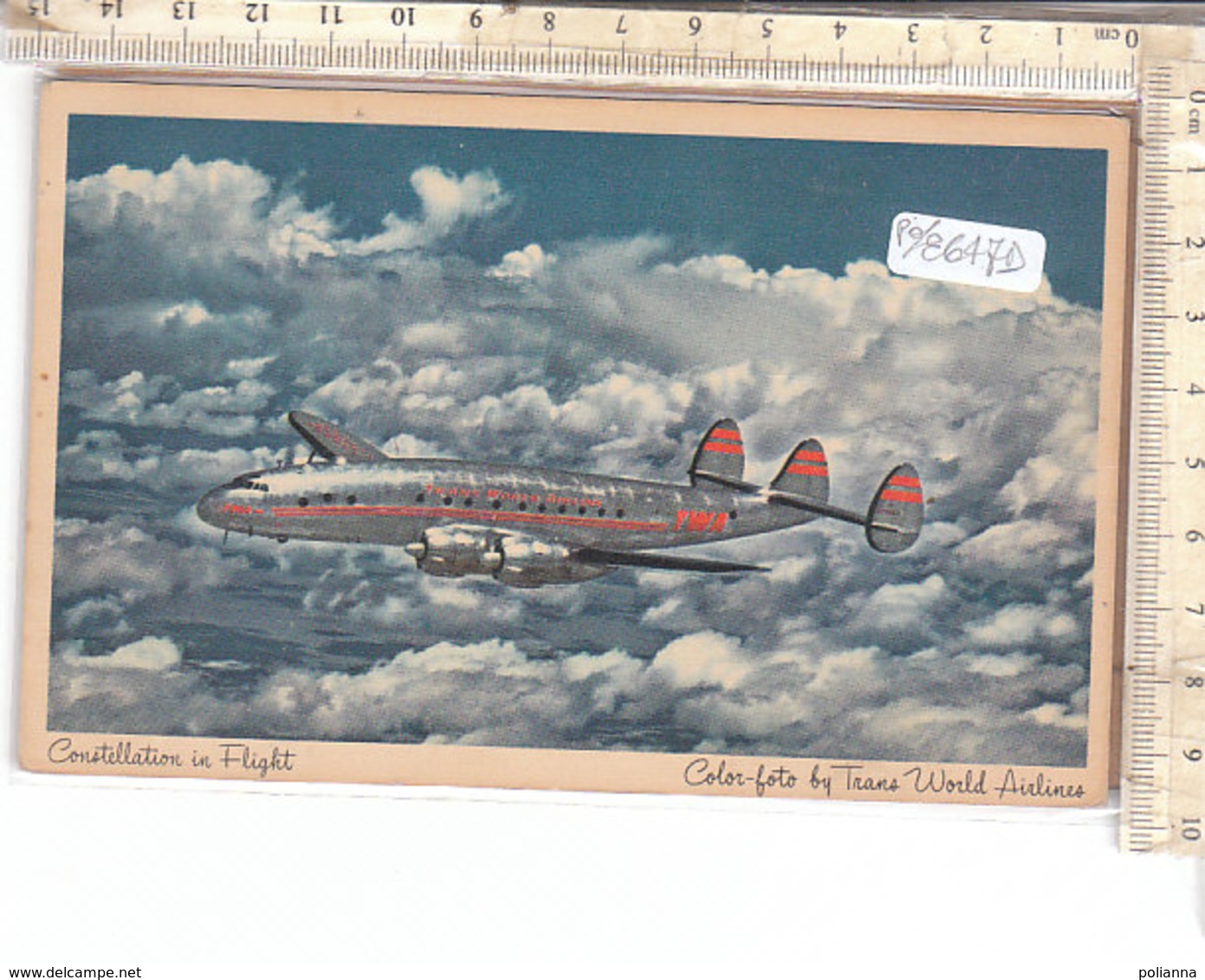 PO8647D# AVIAZIONE -  AEREI TWA - CONSTELLATION IN FLIGHT  No VG - 1946-....: Era Moderna