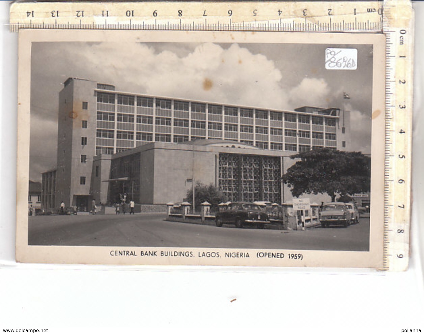 PO8696D# AFRICA - NIGERIA - LAGOS - CENTRAL BANK BUILDINGS  VG 1966 - Nigeria