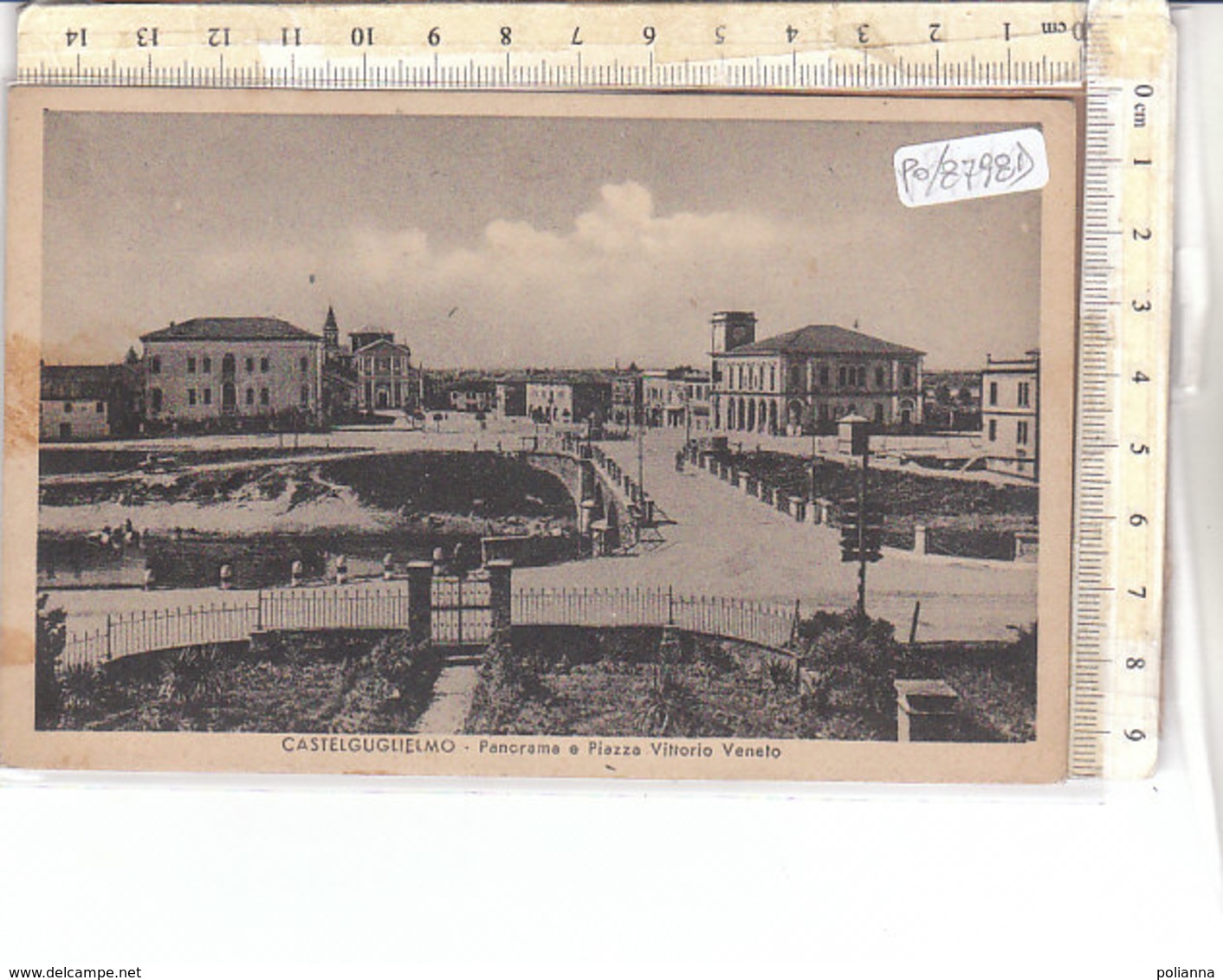 PO8798D# ROVIGO - CASTELGUGLIELMO - PANORAMA E PIAZZA VITTORIO VENETO  VG 1948 - Rovigo