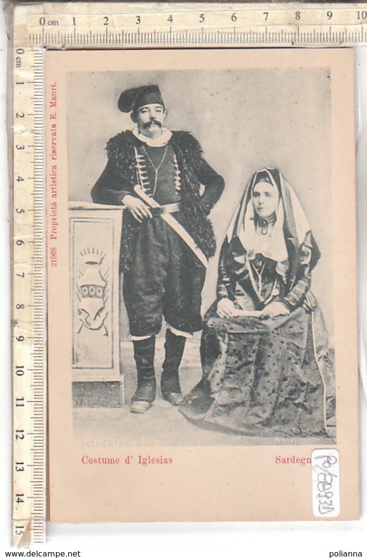 PO8893D# IGLESIAS - COSTUMI TIPICI SARDEGNA  No VG - Iglesias