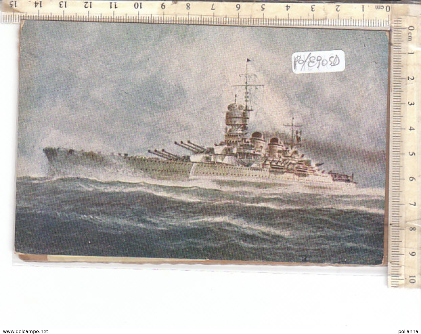 PO8905D# NAVI DA GUERRA REGIA MARINA ITALIANA - R.NAVE LITTORIO  VG 1931 - Guerra