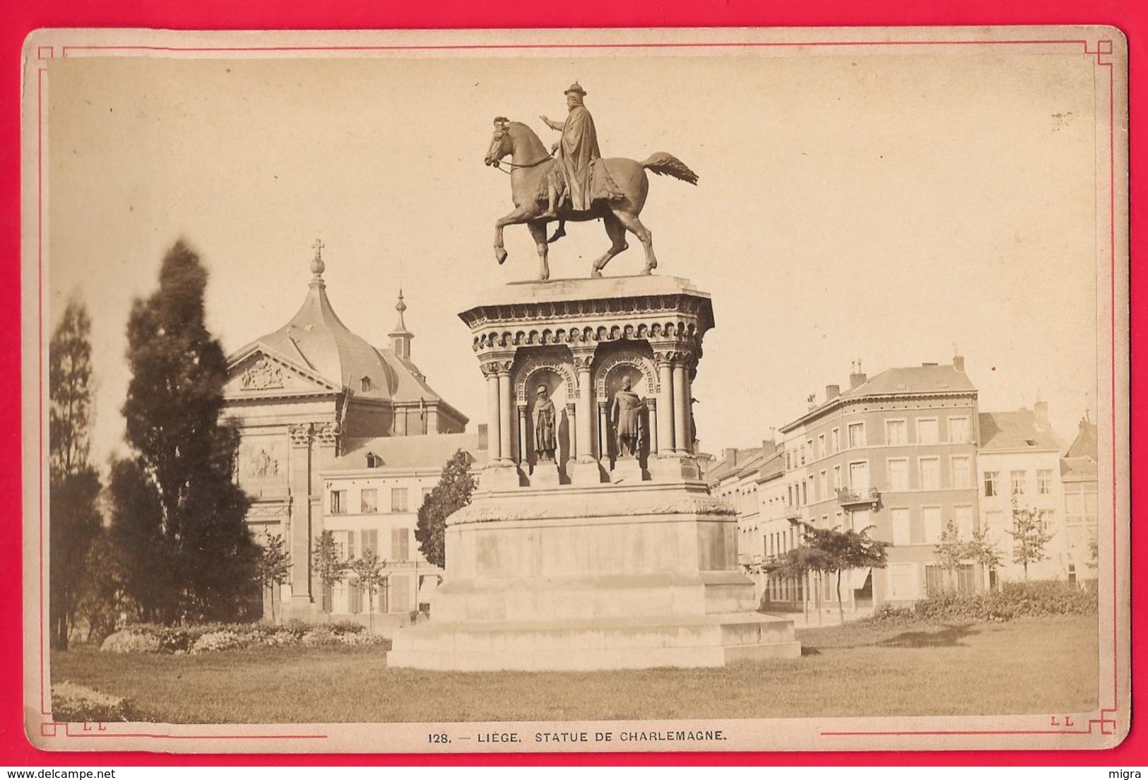 LIEGE - STATUE DE CHARLEMAGNE  - BELGIQUE - Antiche (ante 1900)