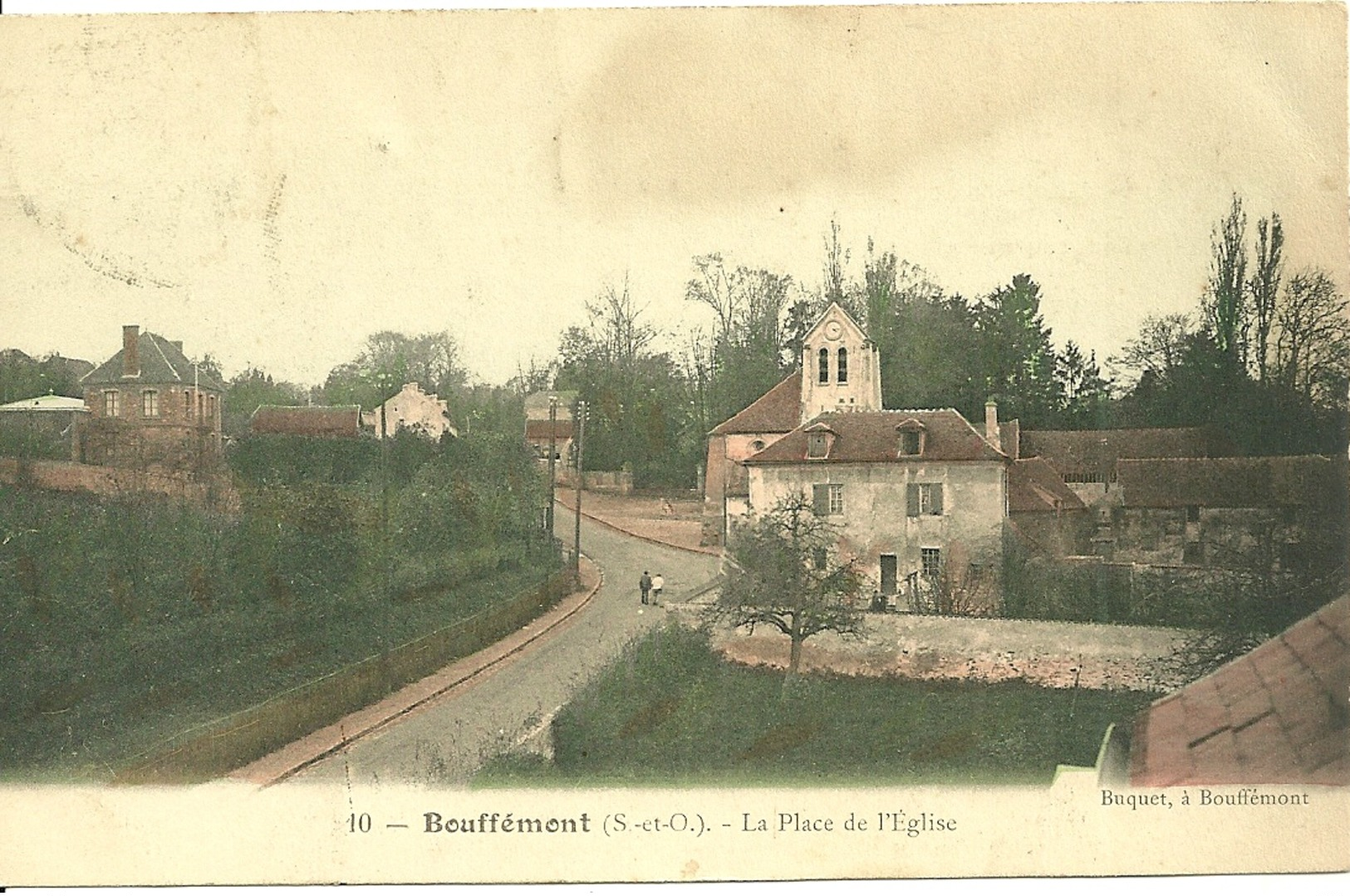 BOUFFEMONT (95)  - La Place De L' Eglise - Bouffémont