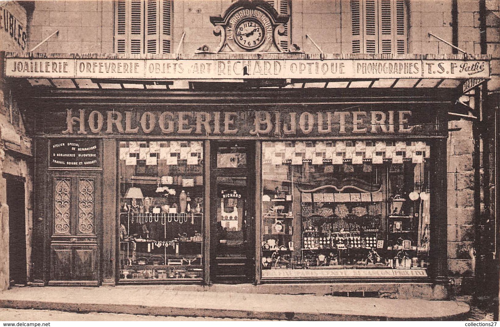 86-LOUDUN- MAISON RICHARD - GRANDS MAGASINS D'HORLOGERIE , BIJOUTERIE - Loudun