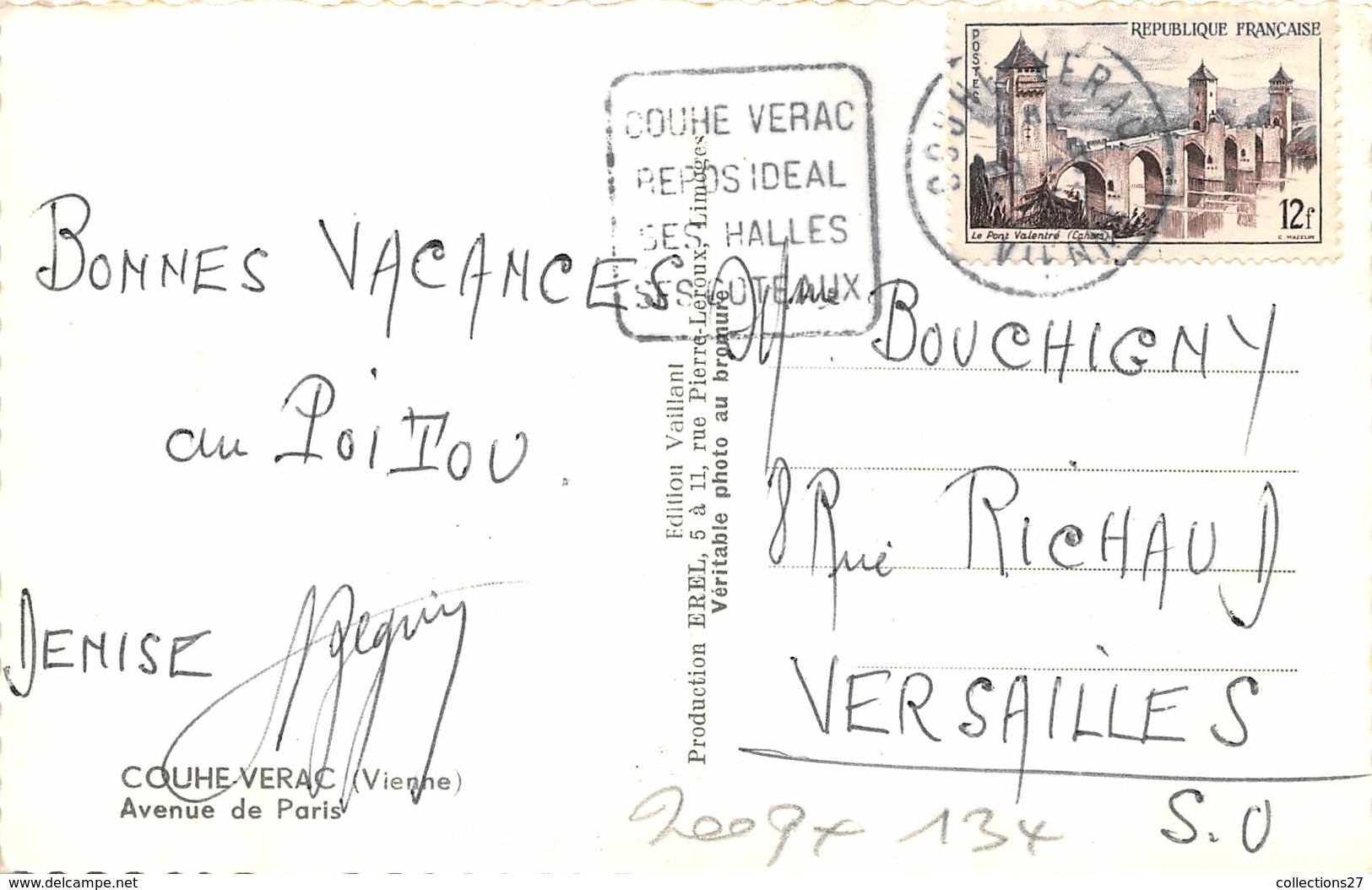 86-COUHE-BERAC- AVENUE DE PARIS - Couhe