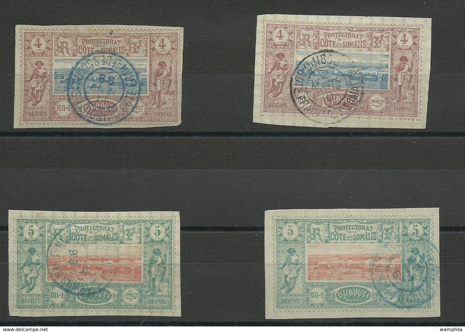 Somalis, Lot De 22 Timbres Oblitérés, Etats Superbes, Grandes Marges - Oblitérés