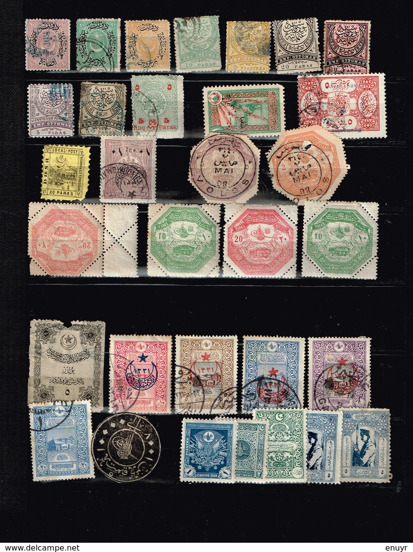 Turquie Anciens Timbres à Identifier - Collections (sans Albums)