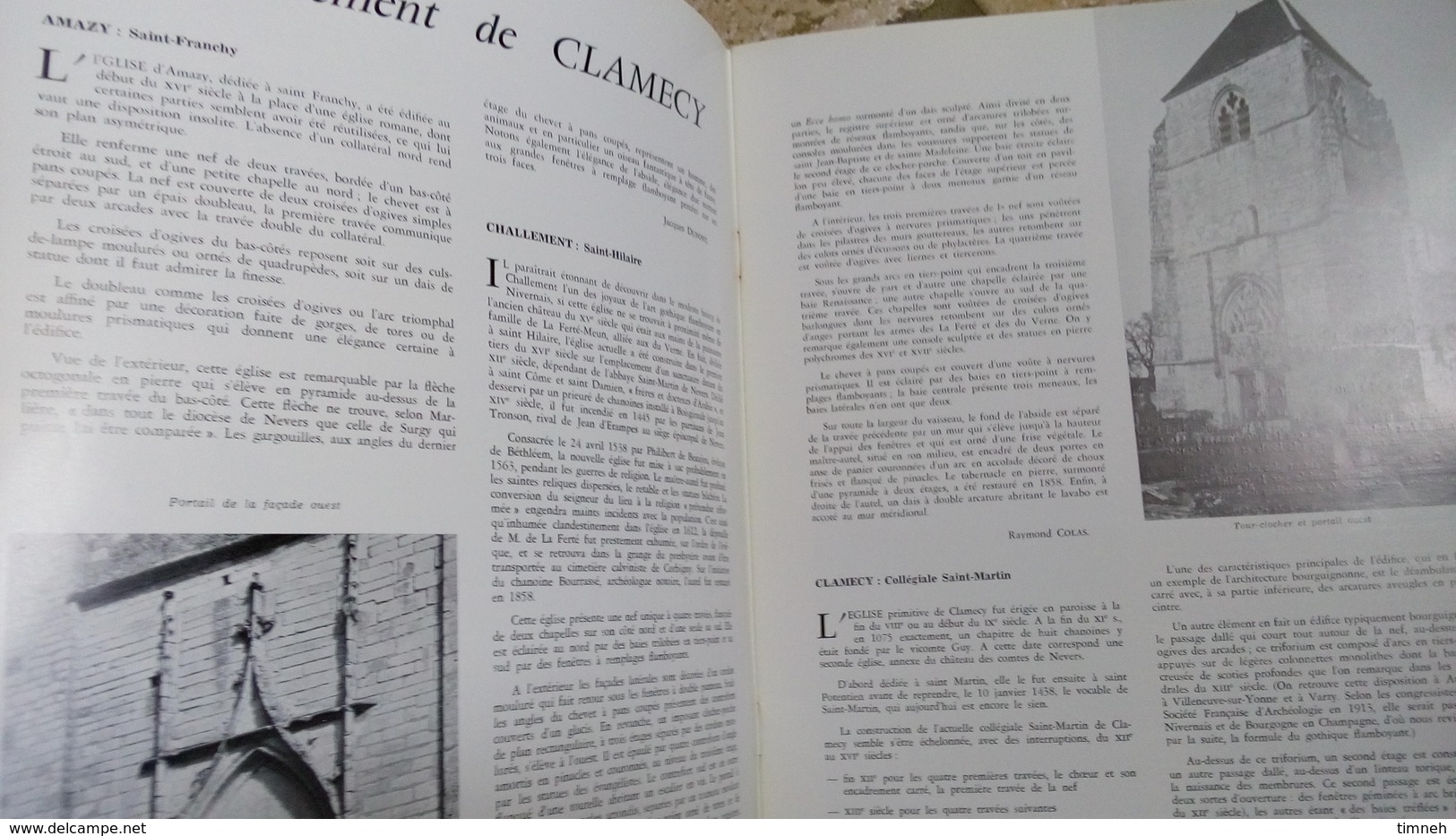 LES EGLISES GOTHIQUES - Les annales des pays nivernais 1978 - CAMOSINE N°21