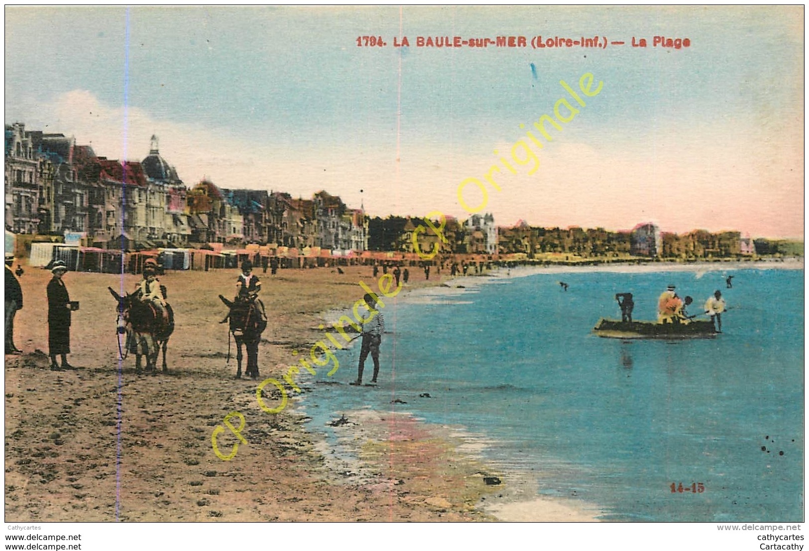 44.  LA BAULE SUR MER .  La Plage . - La Baule-Escoublac