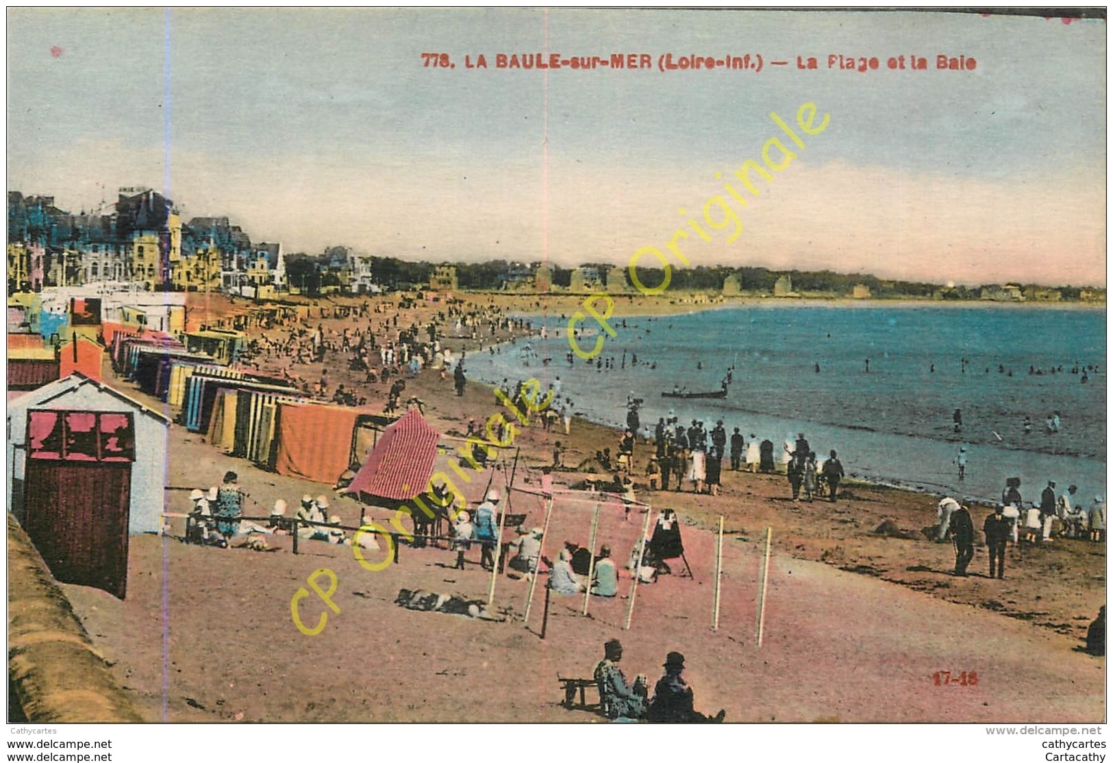 44.  LA BAULE SUR MER .  La Plage Et La Baie . - La Baule-Escoublac