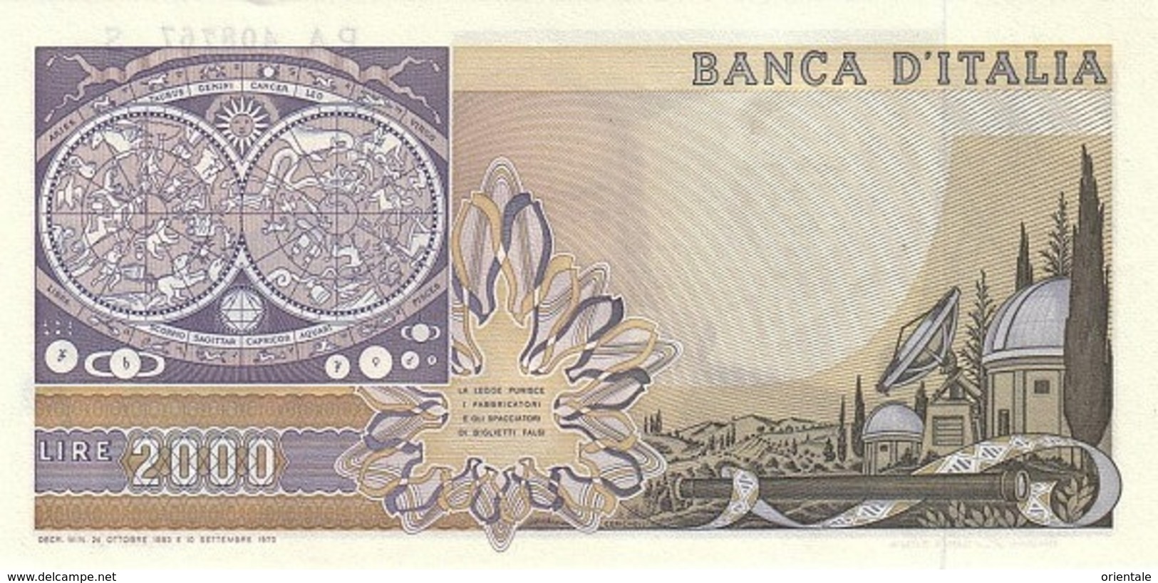 ITALY P. 103c 2000 L 1983 UNC - 2000 Lire