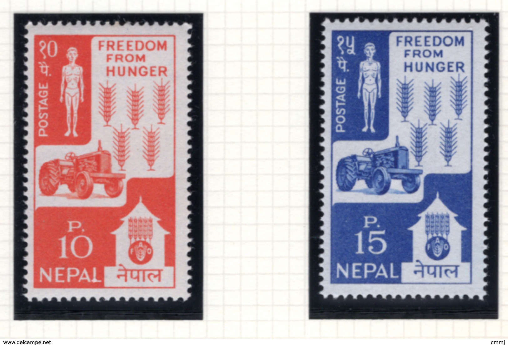 1963 - NEPAL  -  Mi. Nr.  168/169 - NH - (CW4755.44) - Nepal