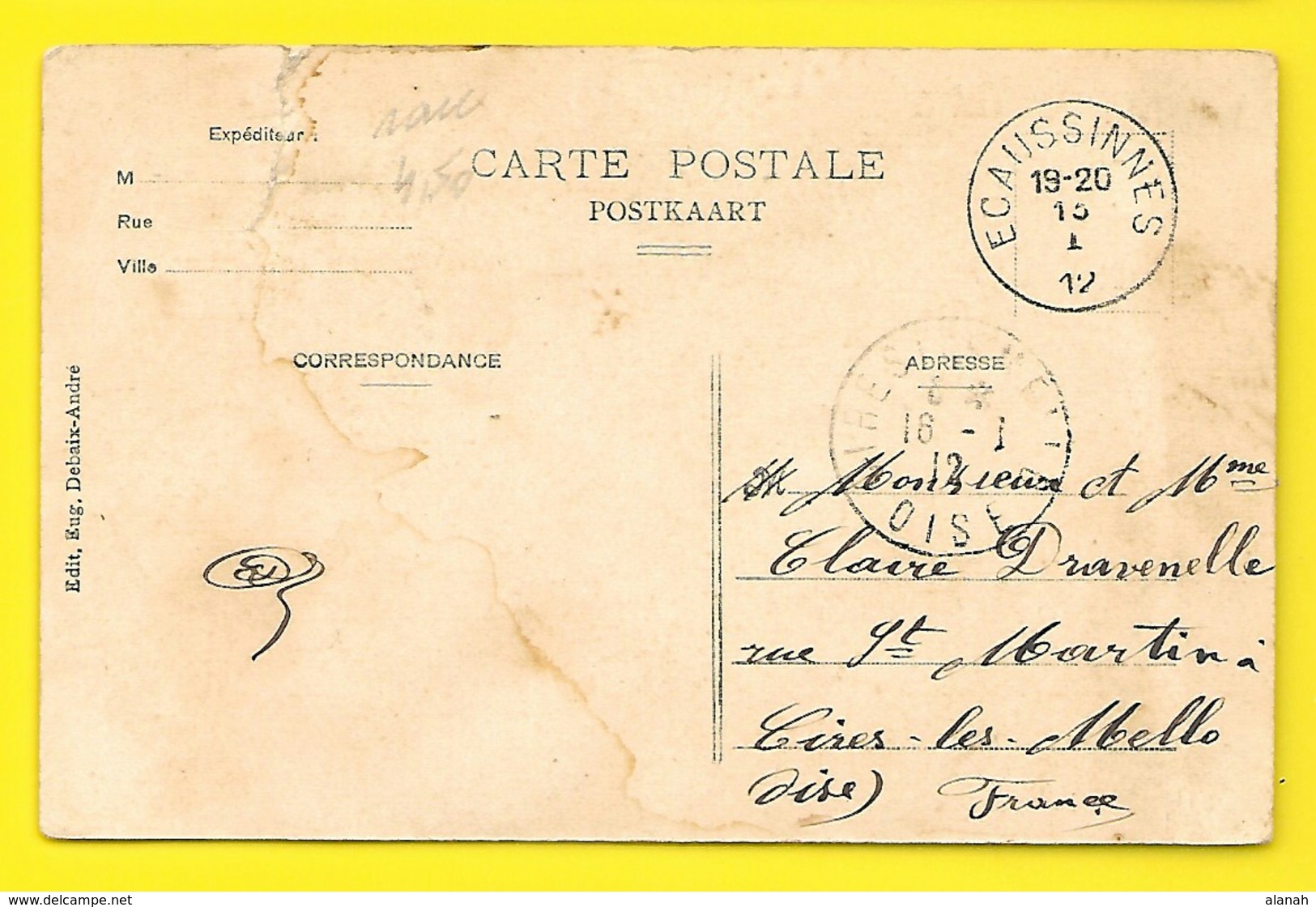 ECAUSSINES-CARRIERE Rare Carrières Berckmans (Debaix-André) Belgique - Ecaussinnes