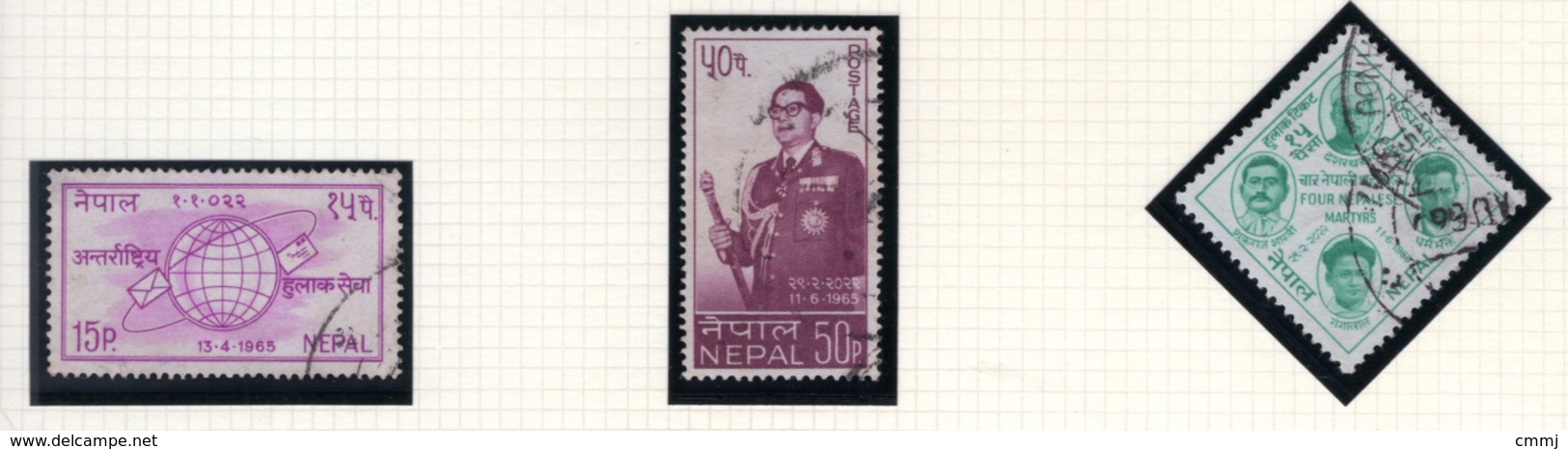 1965 - NEPAL  -  Mi. Nr.  192/194 - NH - (CW4755.44) - Nepal