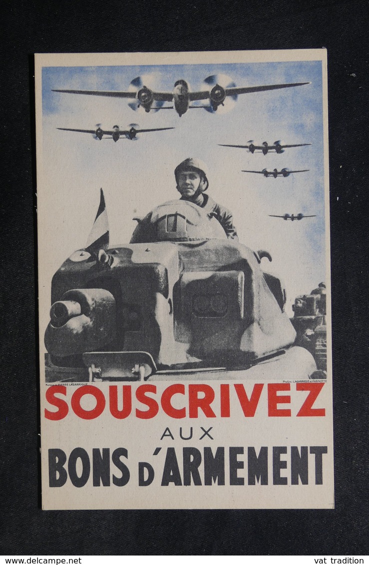 MILITARIA - Carte Postale - Patriotique " Souscrivez Aux Bons D'Armements " - L 36308 - War 1939-45