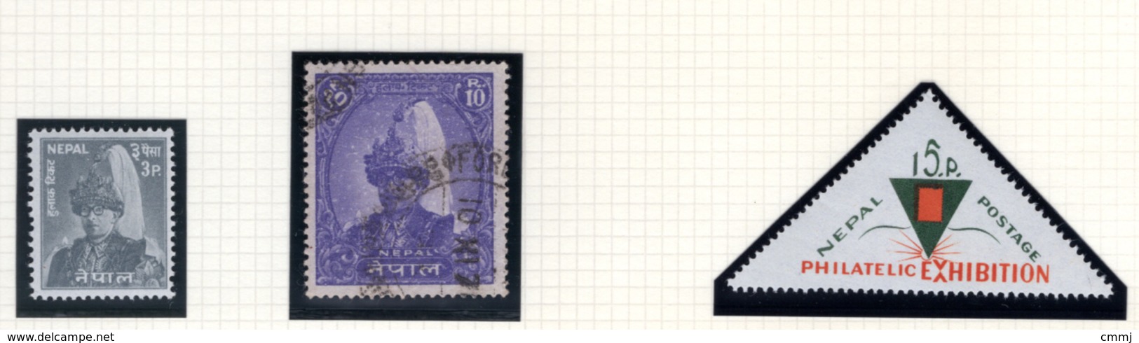 1966 - NEPAL  -  Mi. Nr.  200+201+202 - USED - (CW4755.45) - Nepal