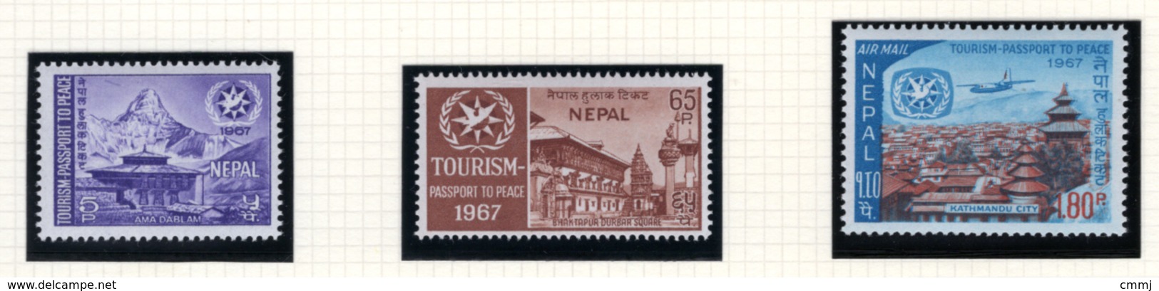 1966 - NEPAL  -  Mi. Nr.  215/217 - NH - (CW4755.45) - Nepal