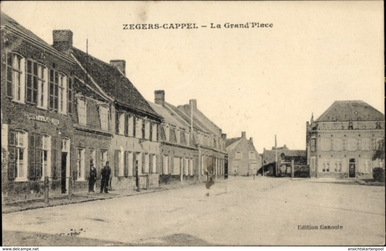 Cp Zegers Cappel Nord, La Grand'Place - Autres & Non Classés