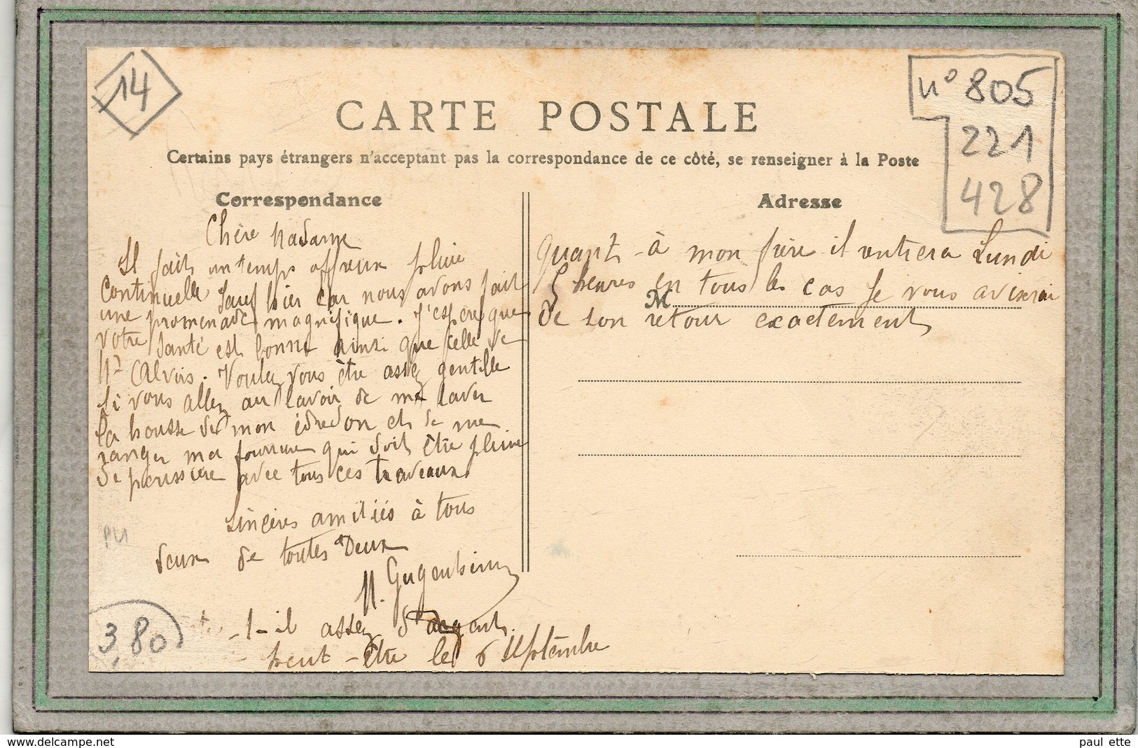 CPA - LANGRUNE-sur-MER (14) - Aspect De La Roulotte De Romanichel à L'entrée Du Village Du Petit Chapeau En 1910 - Villerville