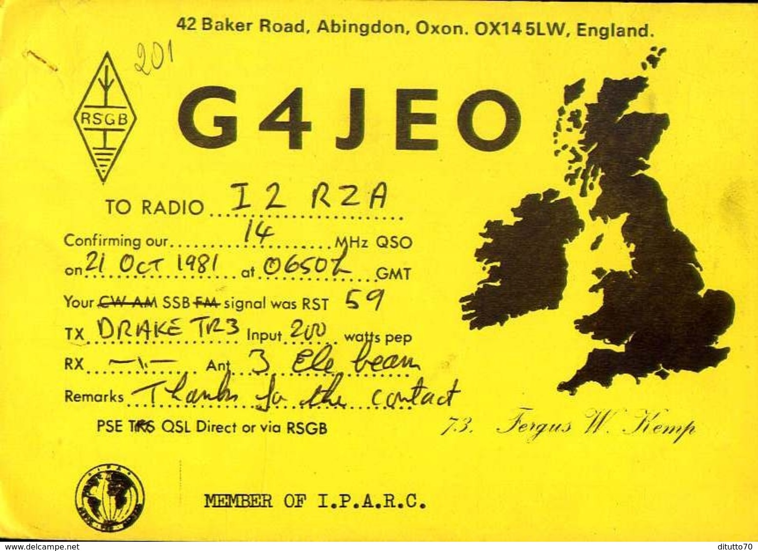 Radio - G4jeo - Oxon - England - Radio Amatoriale