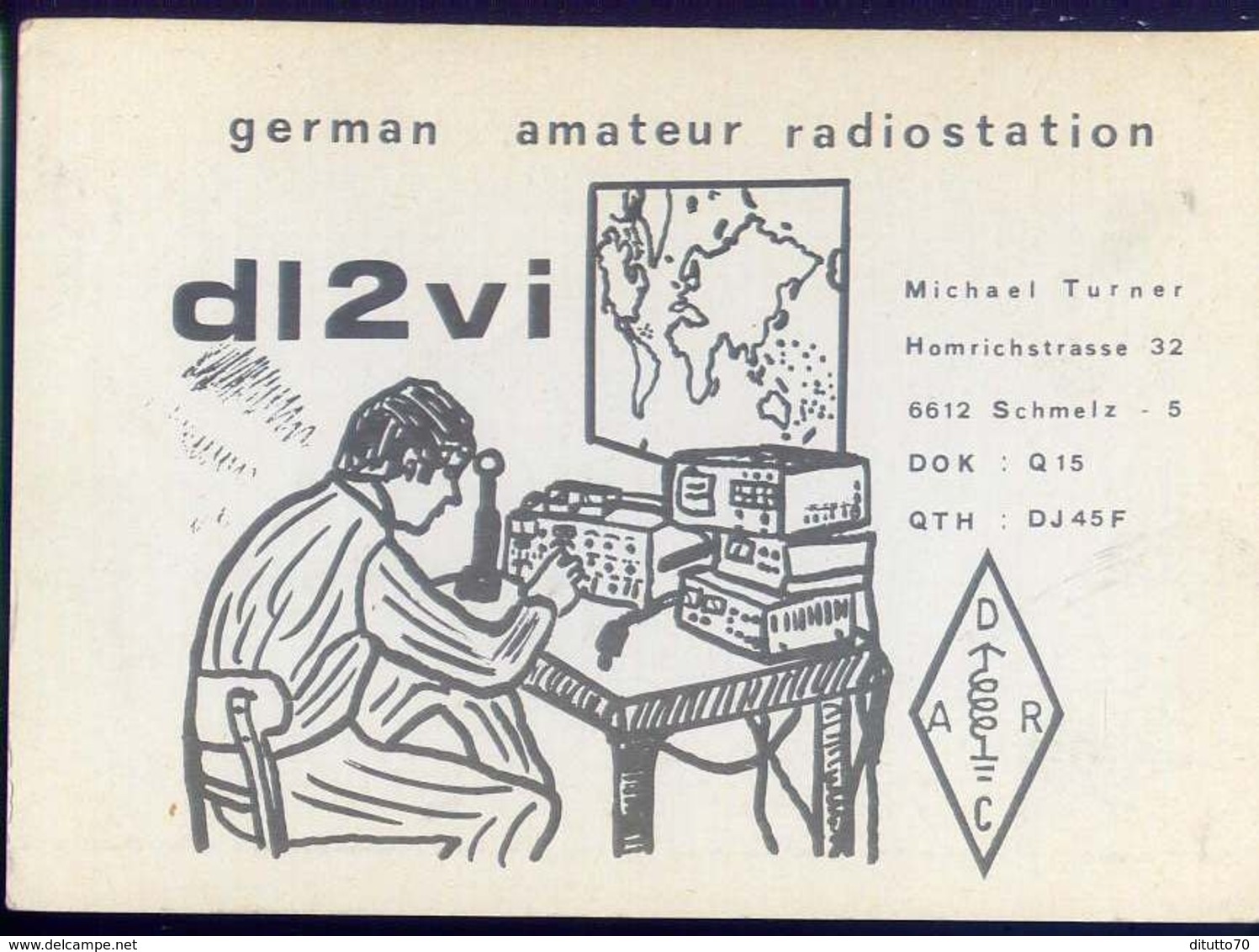 Radio - German Amateur Radiostation Dl2vbi - Schmelz - Radio Amatoriale
