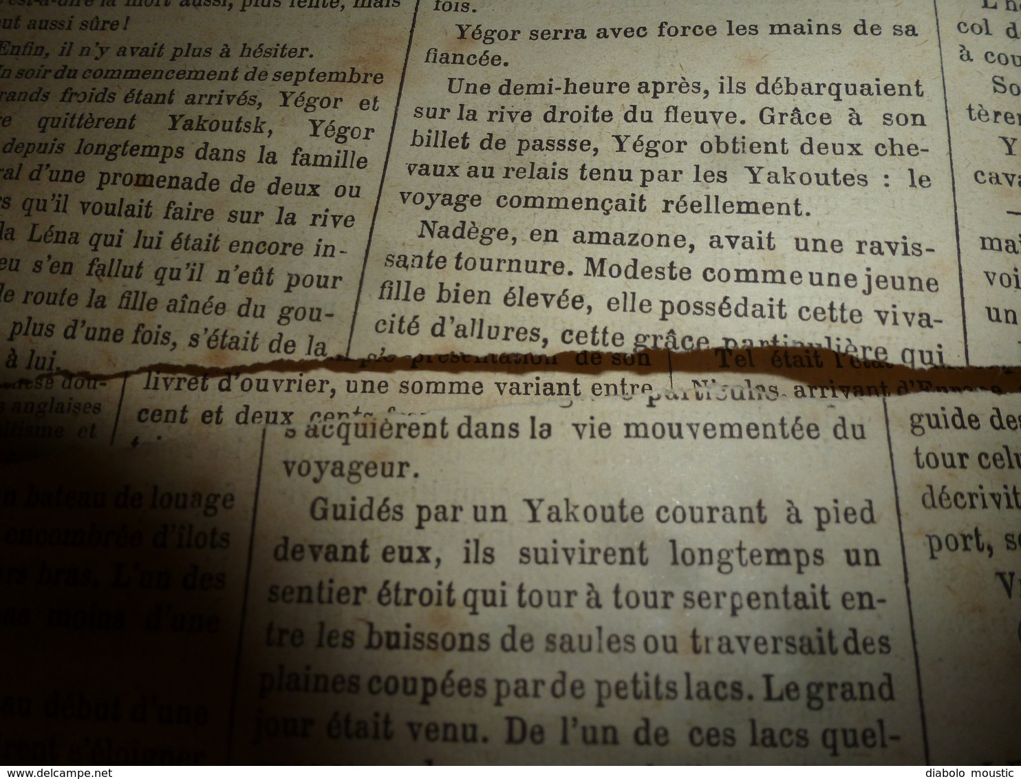 1882 JDV : Trésors de FORMENTERA (Baléares); Cavalier à cheval attaqués par des loups; Le ballon de Chicago;etc