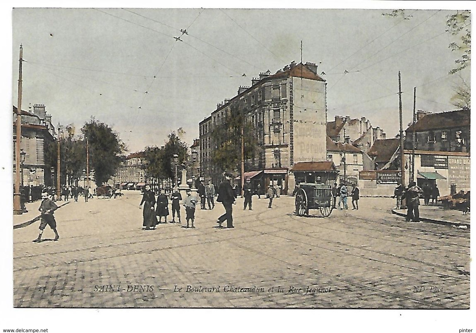 SAINT DENIS - Le Boulevard Châteaudun Et La Rue Jeannot - Saint Denis