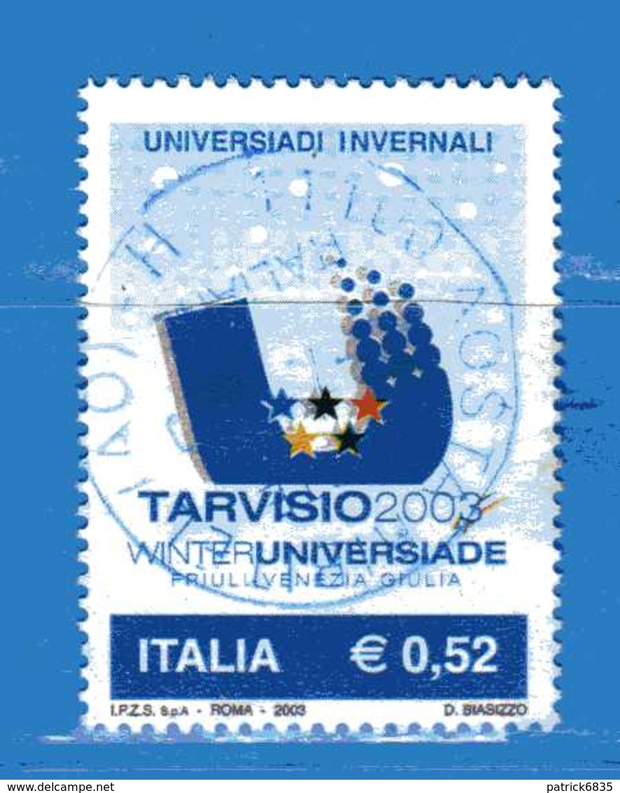 Italia °- Anno 2003 - UNIVERSIADI Di TARVISIO . USATO. Unif 2704. - 2001-10: Used