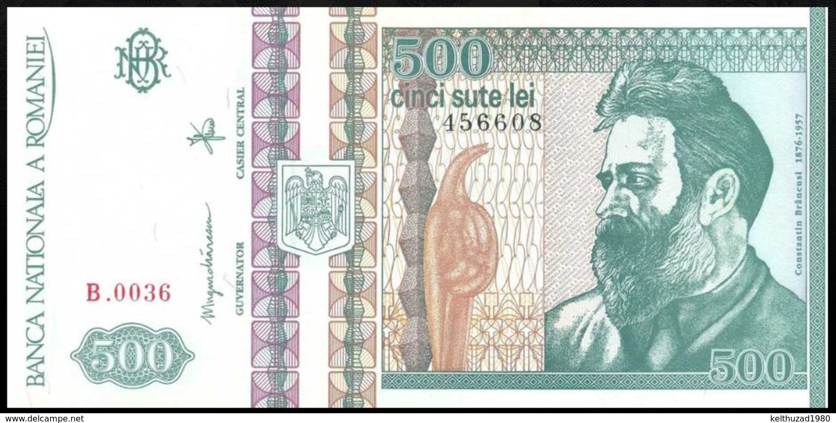 ROMANIA 500 LEI P.101b 1992 UNC - Rumania