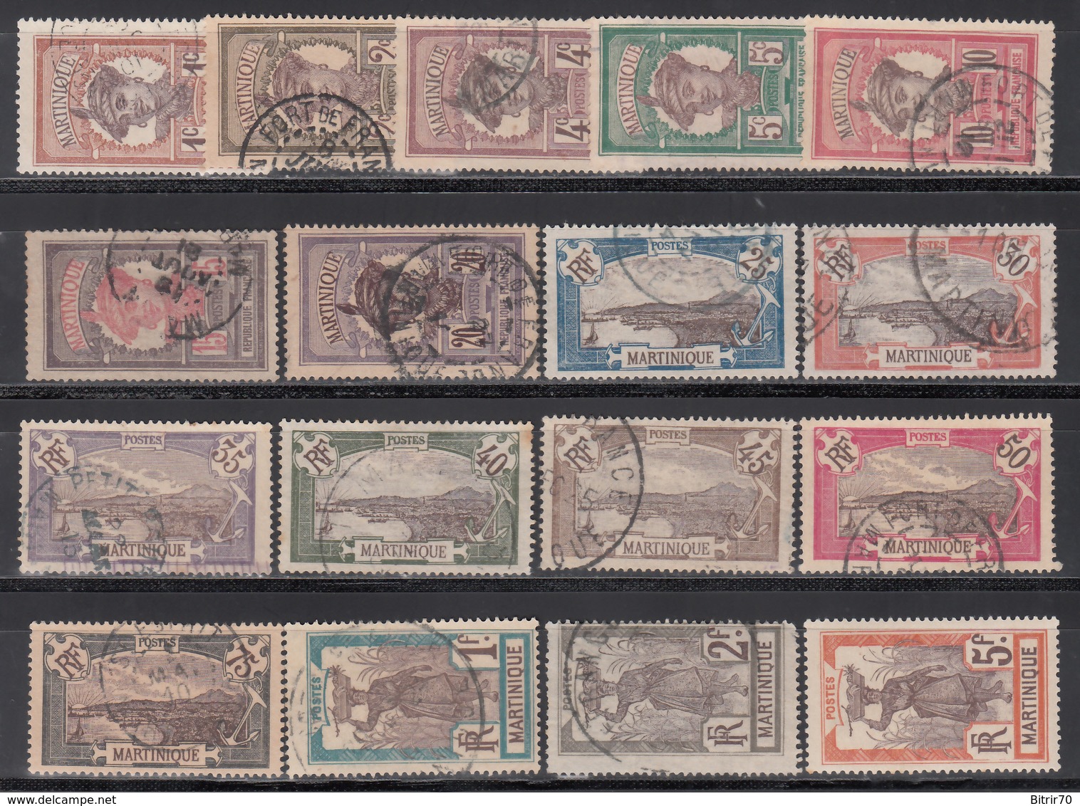 1908-18   Yvert Nº 61 / 77 - Used Stamps