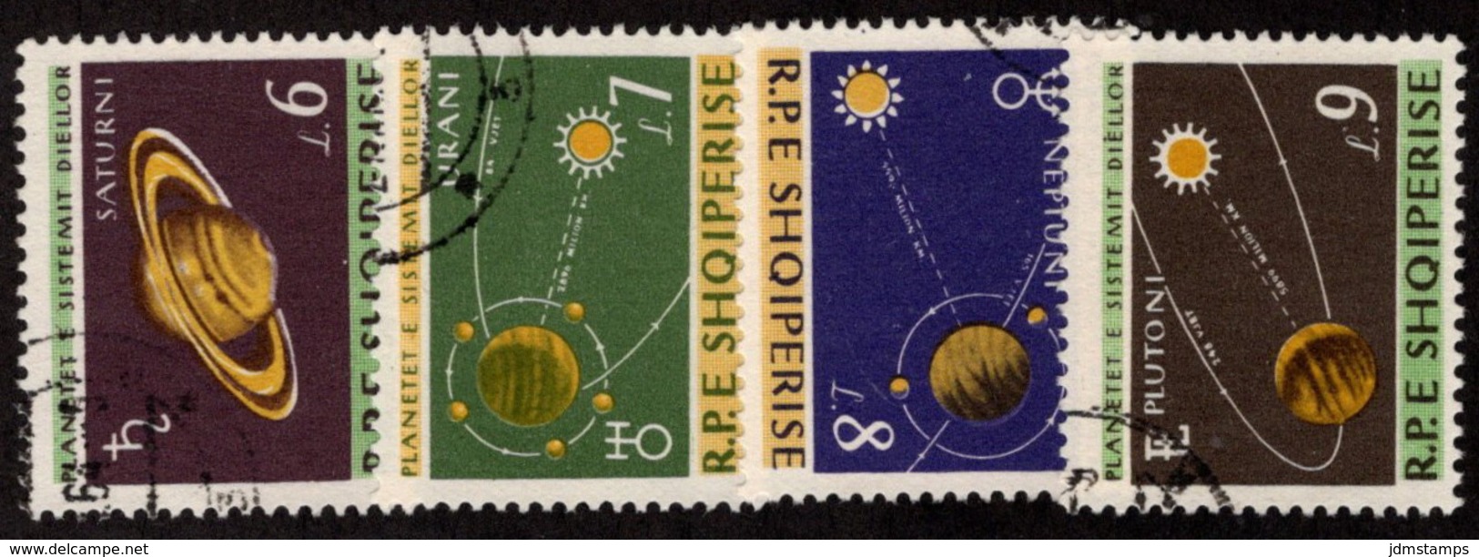 ALB SC# 777-85 U 1964 Planets CV $5.65 - Albania