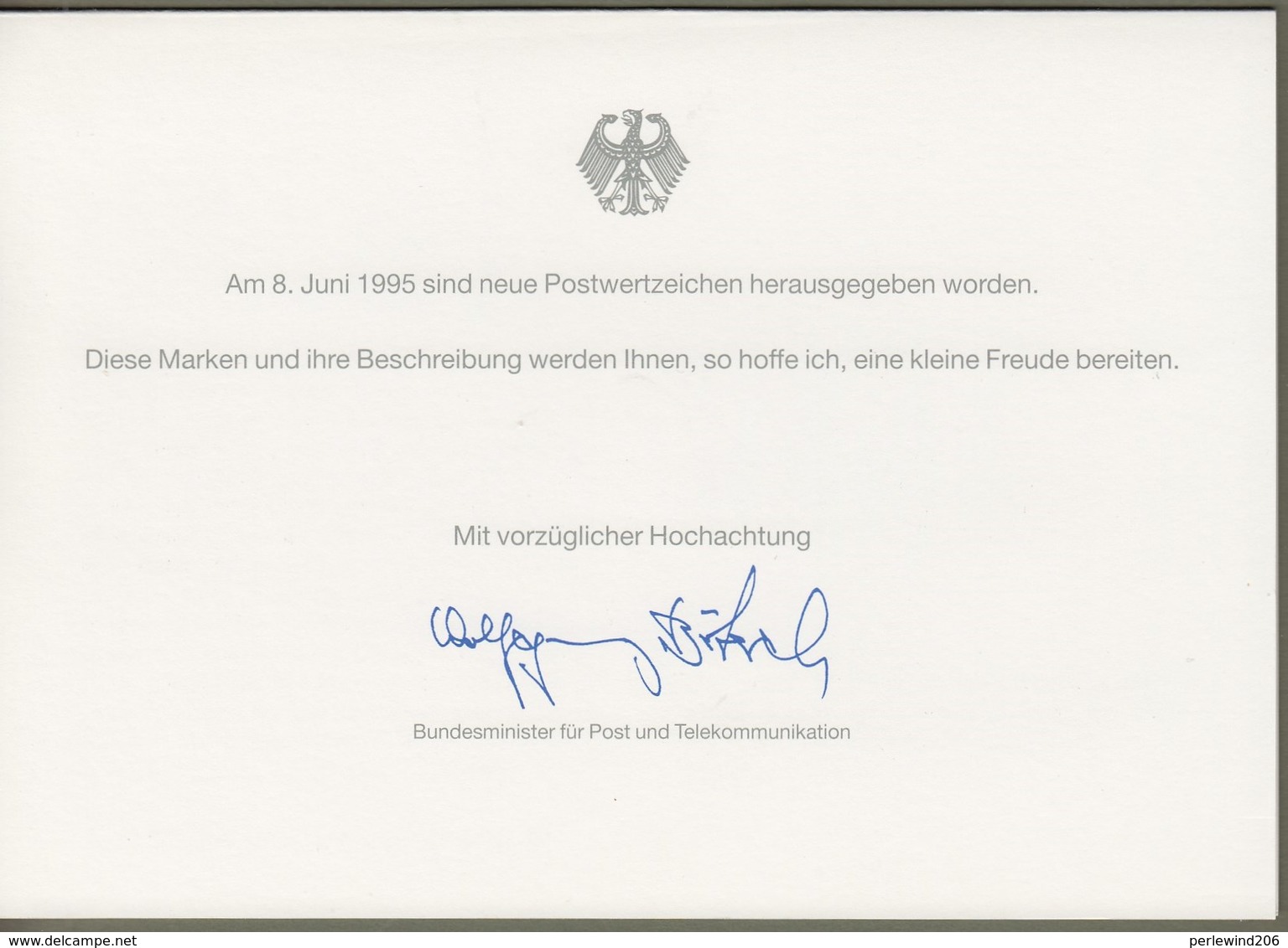 Bund: Minister Card - Ministerkarte Typ IV, 2x Mi-Nr. 1802 ** + ESST, " 100 Jahre Nord-Ostsee-Kanal " !       X - Brieven En Documenten