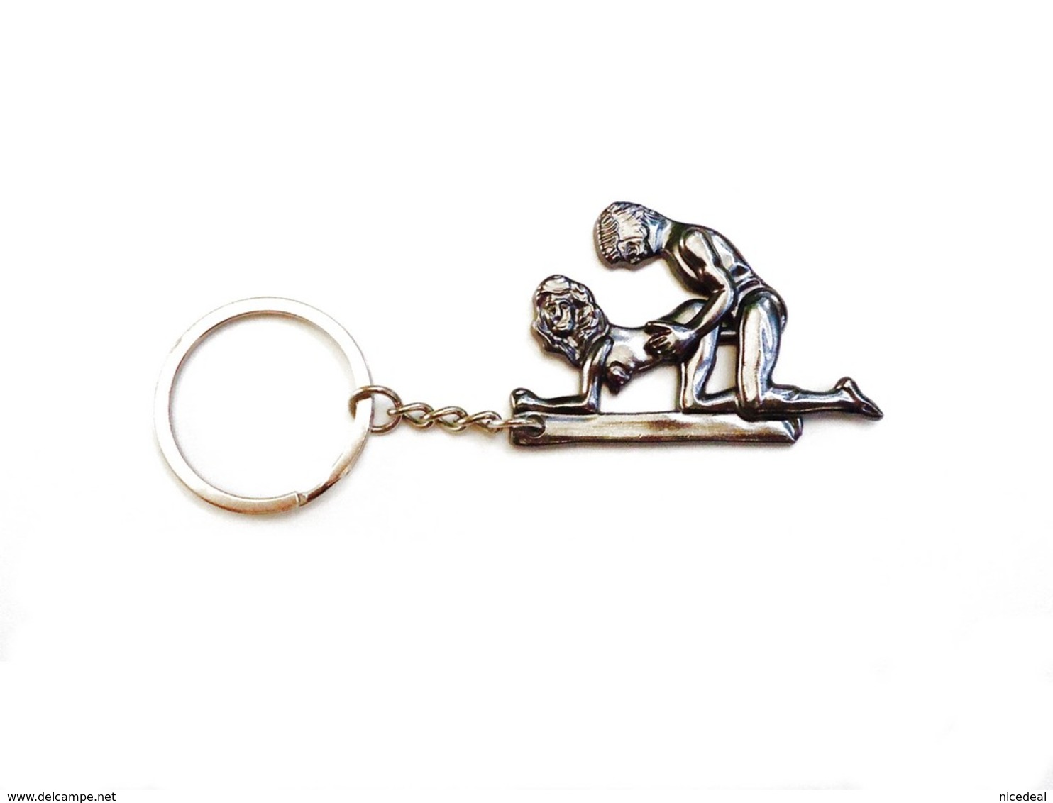 Porte Clés Métal Articulé Position Kâmasûtra La Levrette Kama Sutra Sexe Couple Nu érotique Doggy Keyring Sex Clé Clefs - Portachiavi