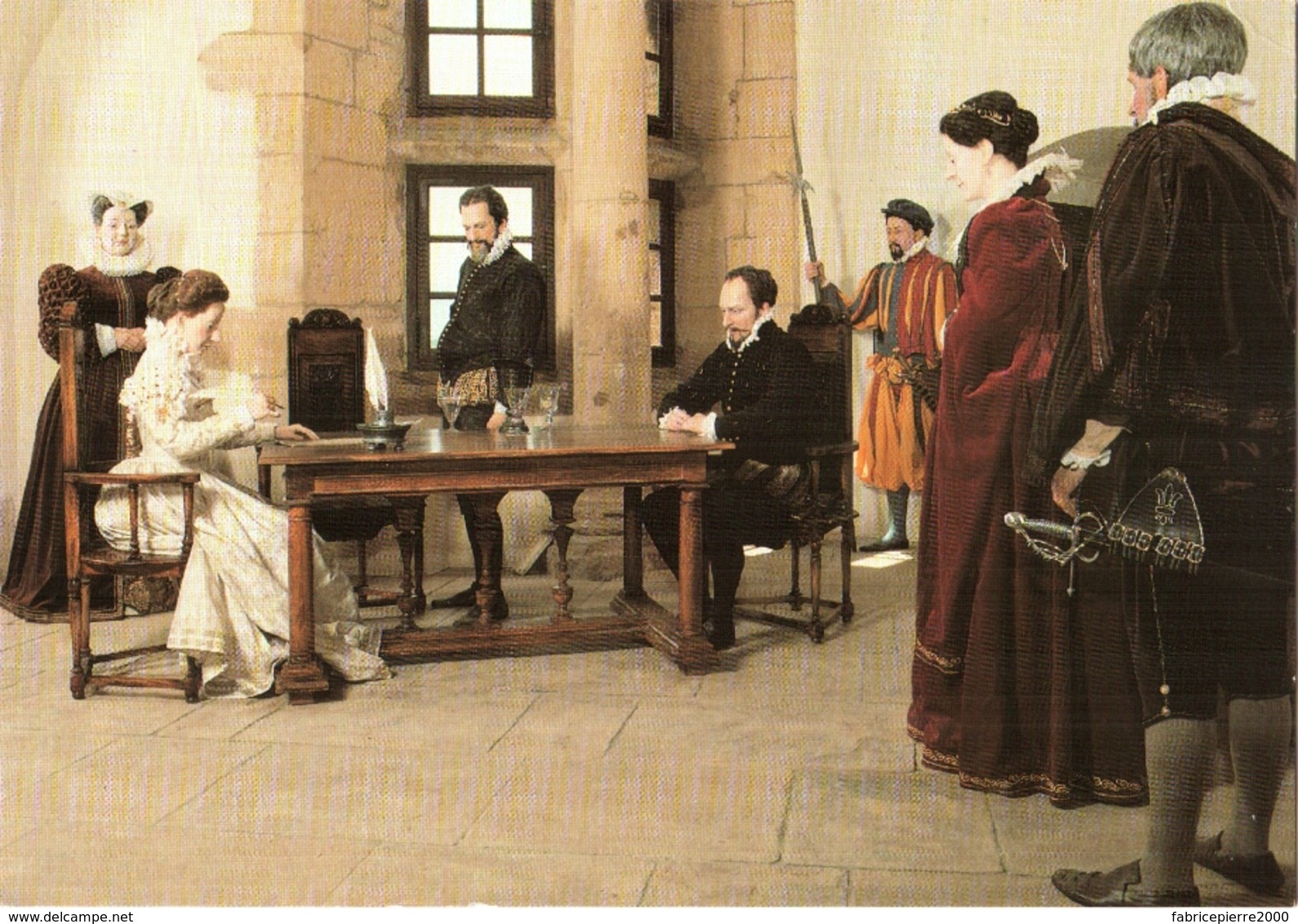 CPM 08 (Ardennes) Sedan - Historium. Scène Du Mariage De Charlotte De La Marck Avec Henri De La Tour D'Auvergne TBE - Sedan