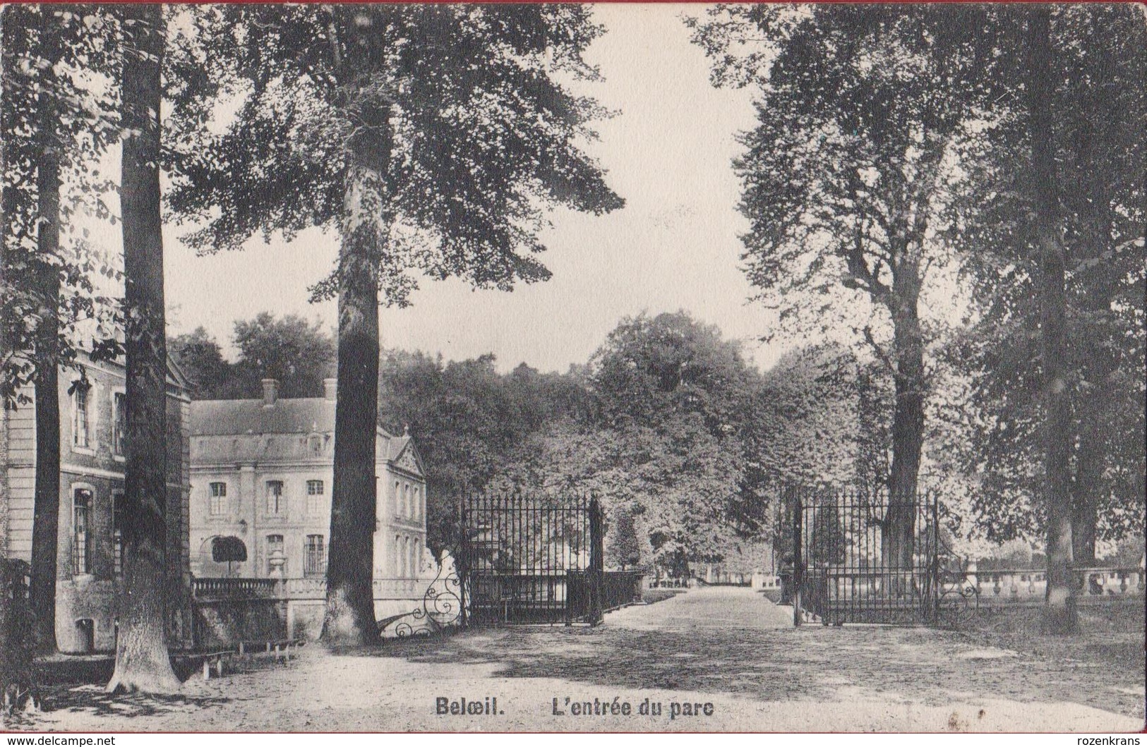 Beloeil L'entrée Du Parc Hainaut Chateau De Kasteel Van (En Très Bon Etat) - Beloeil