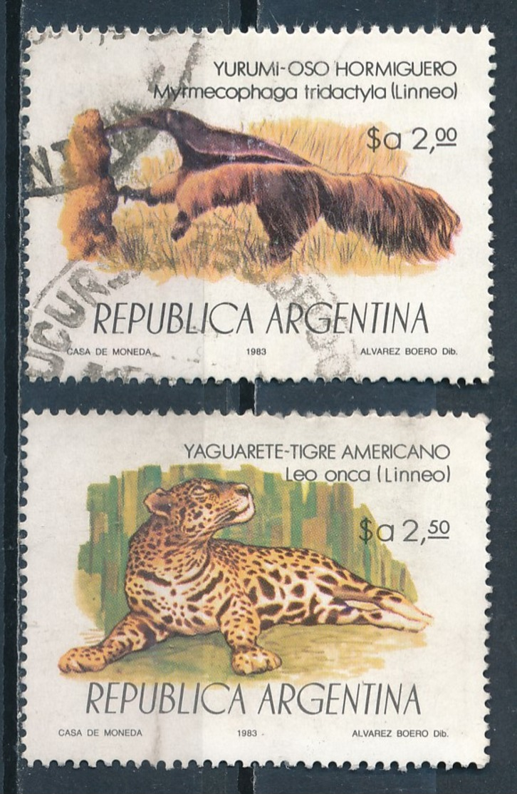 °°° ARGENTINA - Y&T N°1368/69 - 1983 °°° - Usati