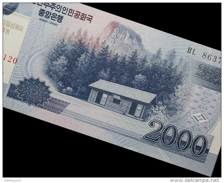 2012 North Korea  Banknotes 100 Aniversary Of  Kim Ll-sung - Korea, North