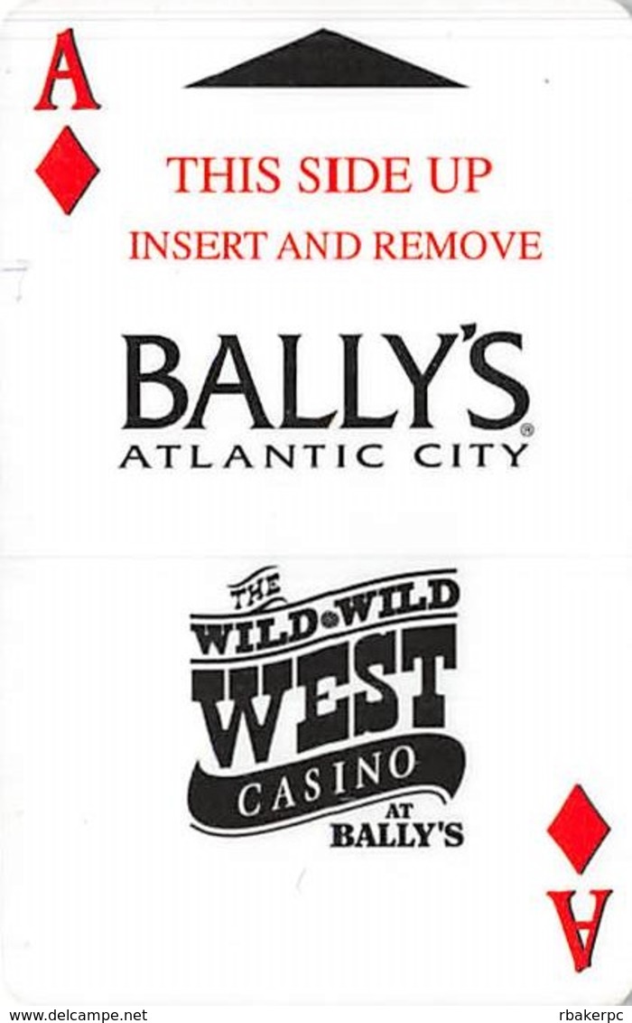 Bally's Casino - Atlantic City NJ - Hotel Room Key Card - Hotel Keycards