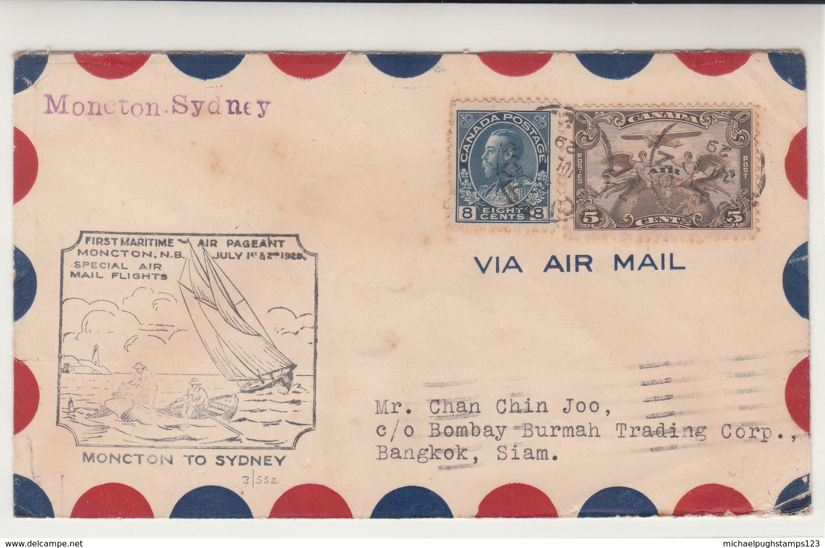 Canada / N.S / Airmail / Thailand - Other & Unclassified